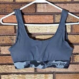 Tommy John Medium Women's Charcoal Camouflage Bralette